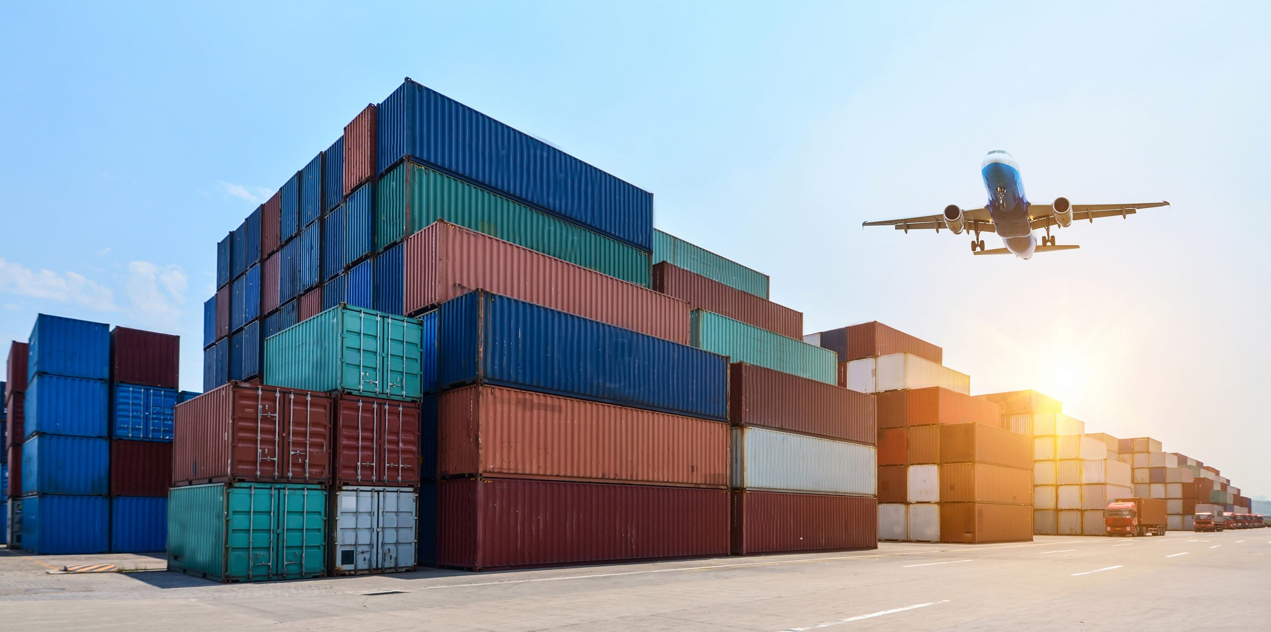 Industrial port and container yard