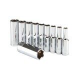 1/4 in. Drive SAE High Visibility Deep Socket, 10 Pc.
