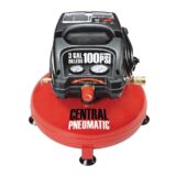 3 gallon 1/3 HP 100 PSI Oil-Free Pancake Air Compressor