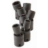 3/8 in. Drive Metric Impact Swivel Socket Set, 7 Pc.