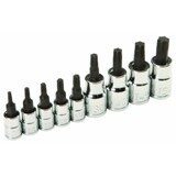 1/4 in.  and 3/8 in. Drive Star Bit Socket Set, 9 Pc.