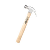 CURVED CLAW HAMMER WITH HARDWOOD HANDLE 16OZ