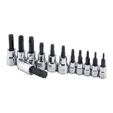 1/4 in., 3/8 in. Drive Professional TORX Bit Socket Set, 12-Piece