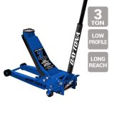 3 ton Long-Reach Low-Profile Professional Floor Jack with RAPID PUMP, Blue