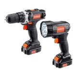 12V Cordless 3/8 in.  Drill and Flashlight 2-Tool Combo Kit with Battery and Charger