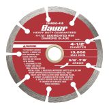 4-1/2 in. Segmented Rim Wet or Dry Cut Diamond Saw Blade
