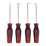 Professional Mini Soft Grip Pick and Hook Set, 4 Piece