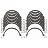 15 in. EPDM Tie Down Set, 20 Pack