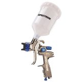 Premium HTE Gravity-Feed Air Spray Gun with Side Fan Control