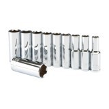 1/2 in. Drive SAE High-Visibility Deep Socket Set, 10-Piece