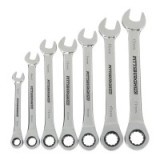 Metric Offset Ratcheting Wrench Set, 4 Piece