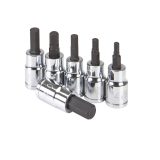 3/8 in. Drive Metric Hex Socket Set, 6 Piece