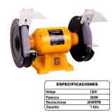 ESMERIL DE BANCO 8 PULG 300W